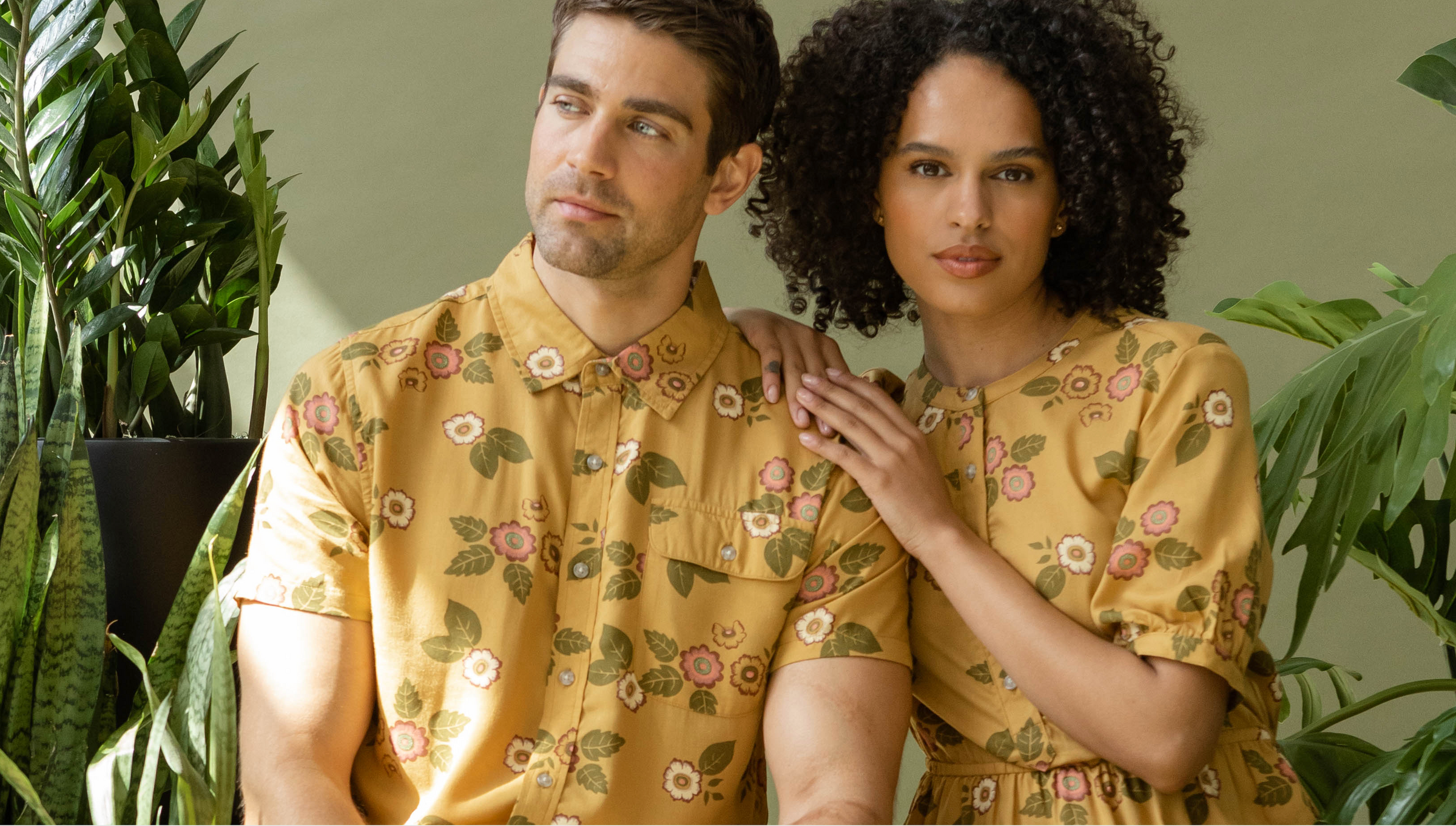 70s Folk Floral Print